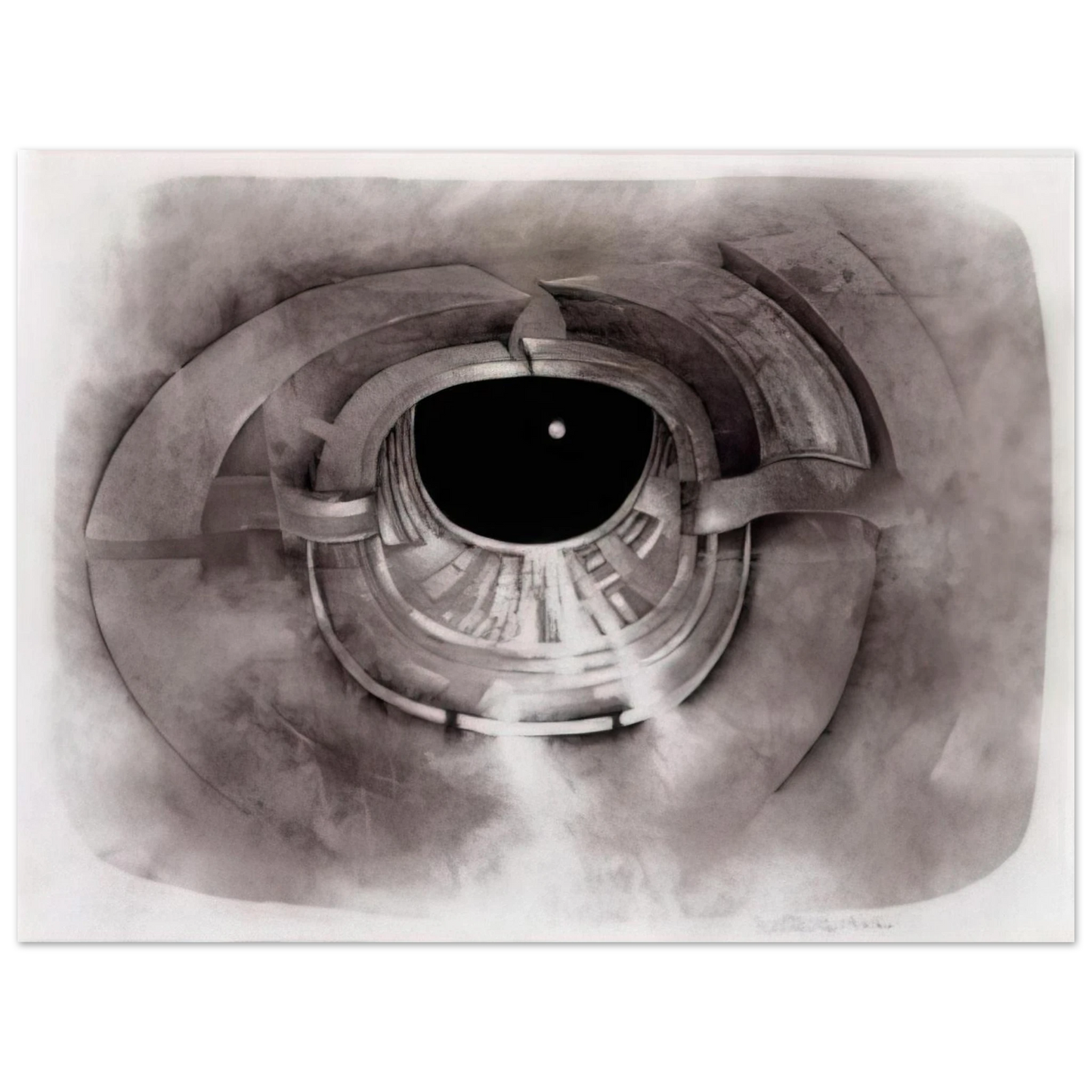 Lee Bontecou - UNTITLED 1962 1  75x100 cm / 30x40inches Fine Art Poster