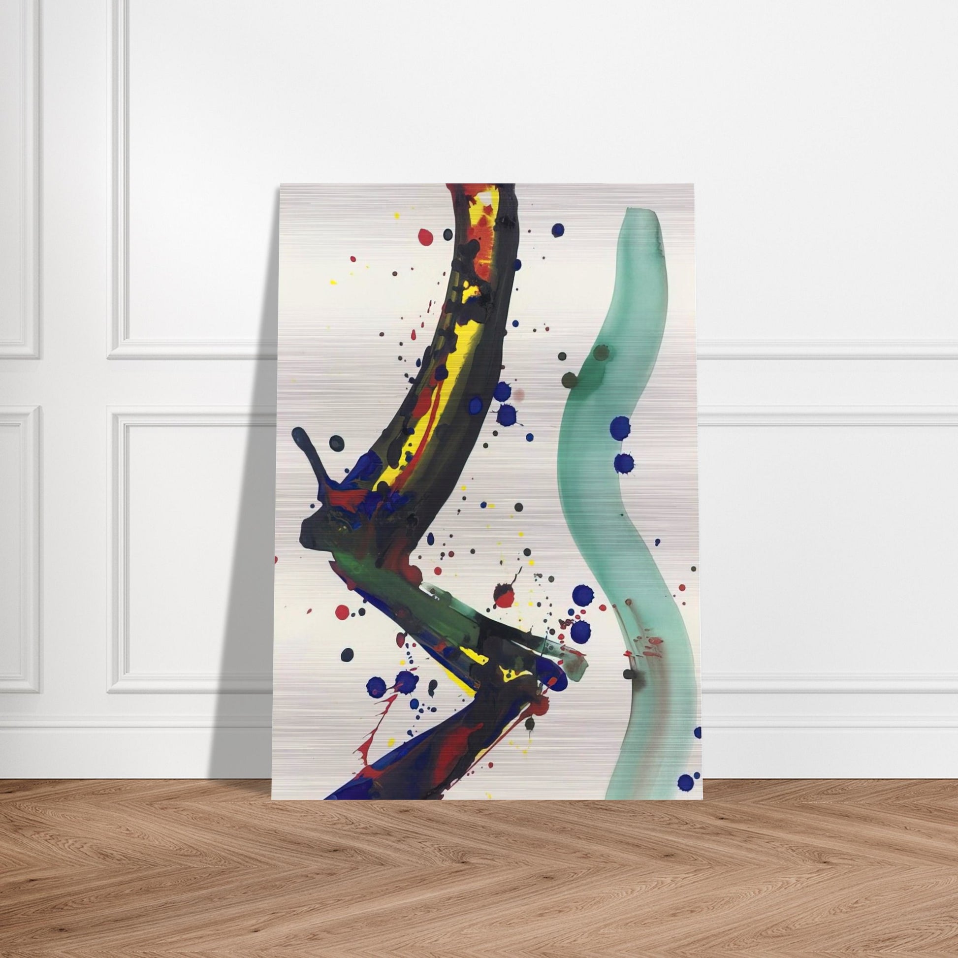 Drawing for Sculpture SF65-010 - Sam Francis Brushed Aluminum Print - 70x100 cm / 28x40 inches | Sam Francis Aluminum Print | Sam Francis Prints