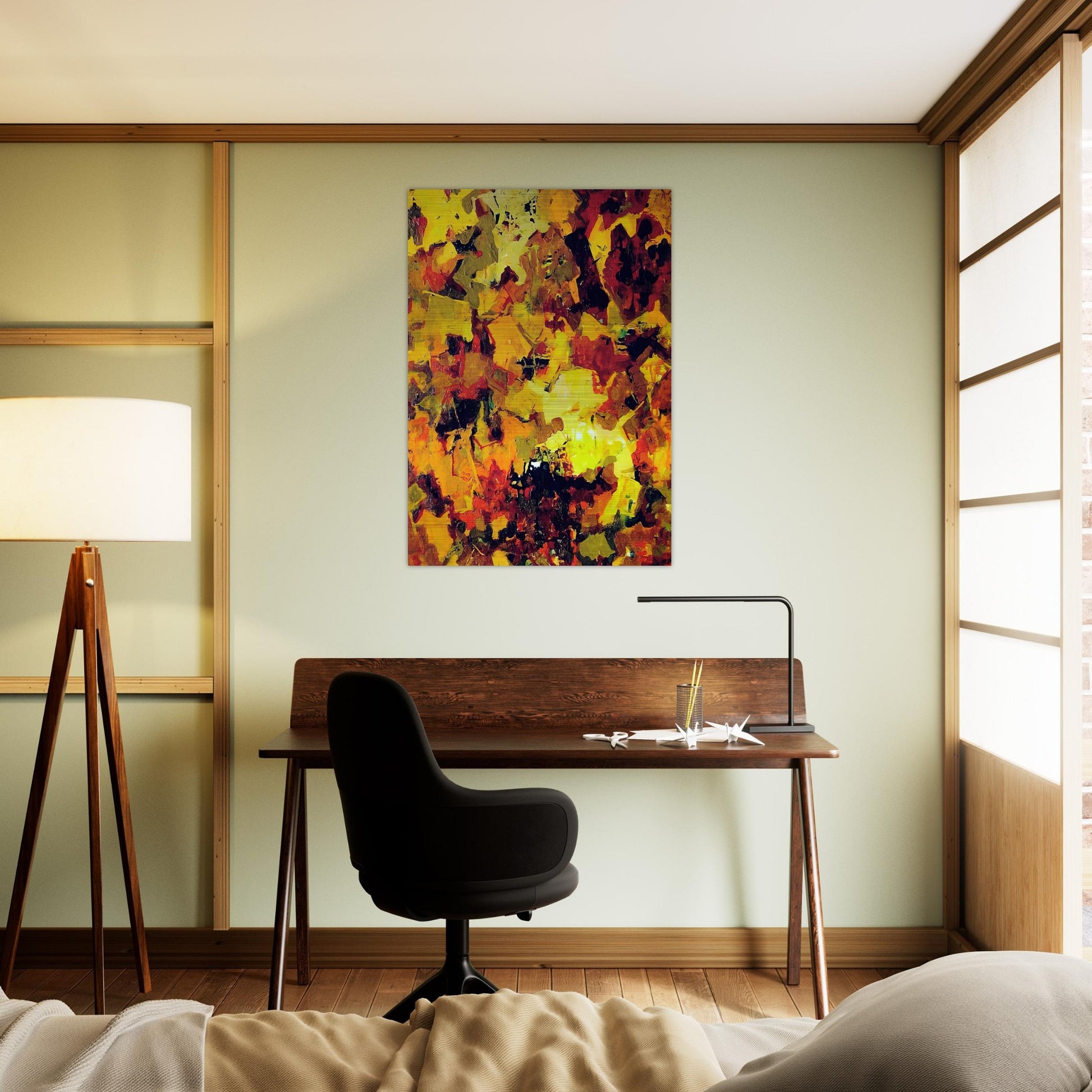 LANDSCAPE WITH SKY 1951 - Audrey Flack Brushed Aluminum Print - 70x100 cm / 28x40 inches | Audrey Flack Aluminum Print | Audrey Flack Prints