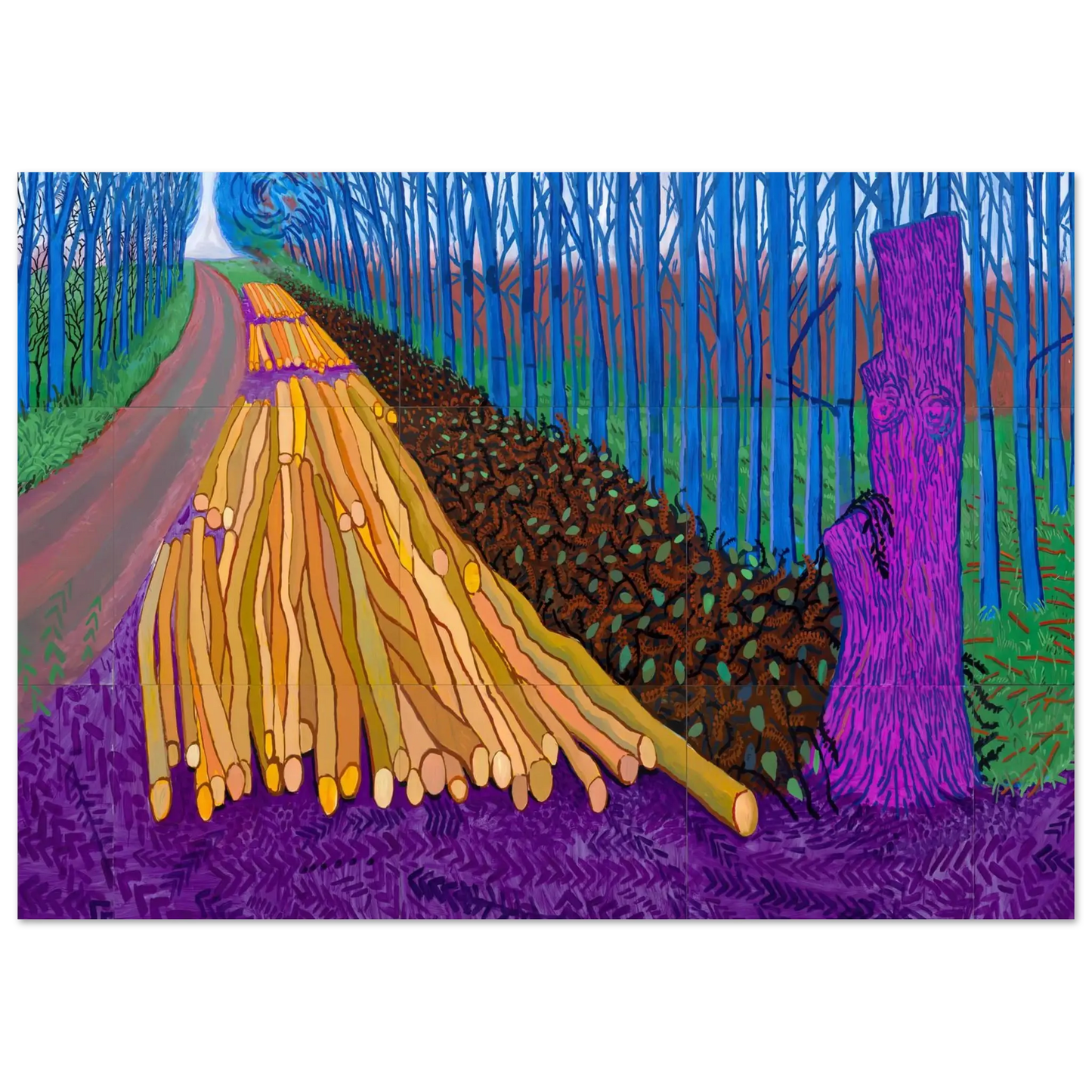 David Hockney - David Hockney Wall art - 27x35 cm / 11x14 Inches - Fine Art Poster - -