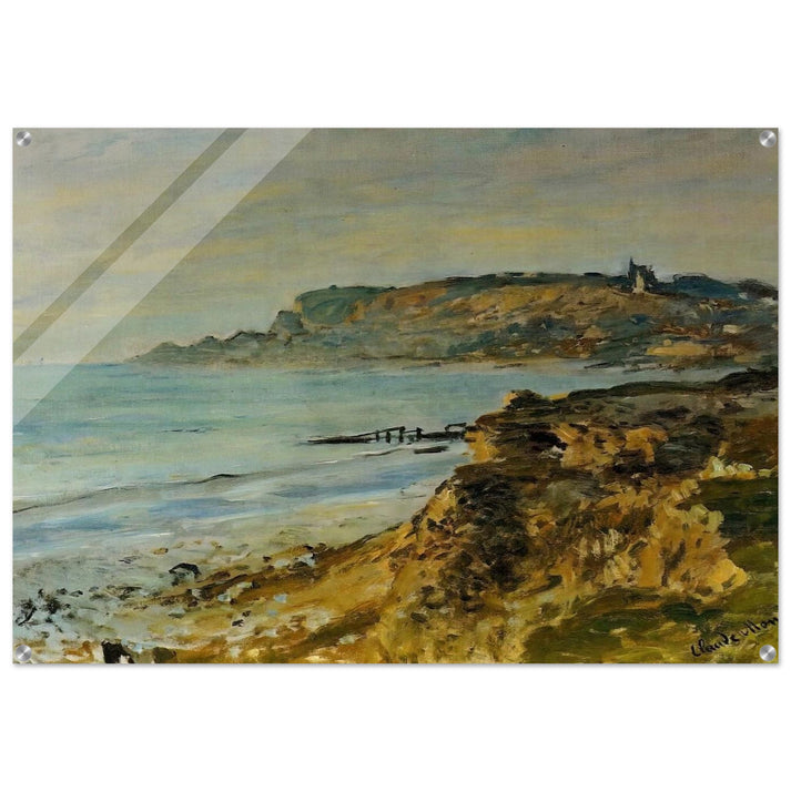 Cliff at Sainte-Adresse - claude monet Acrylic Print - 70x100 cm / 28x40″ inches