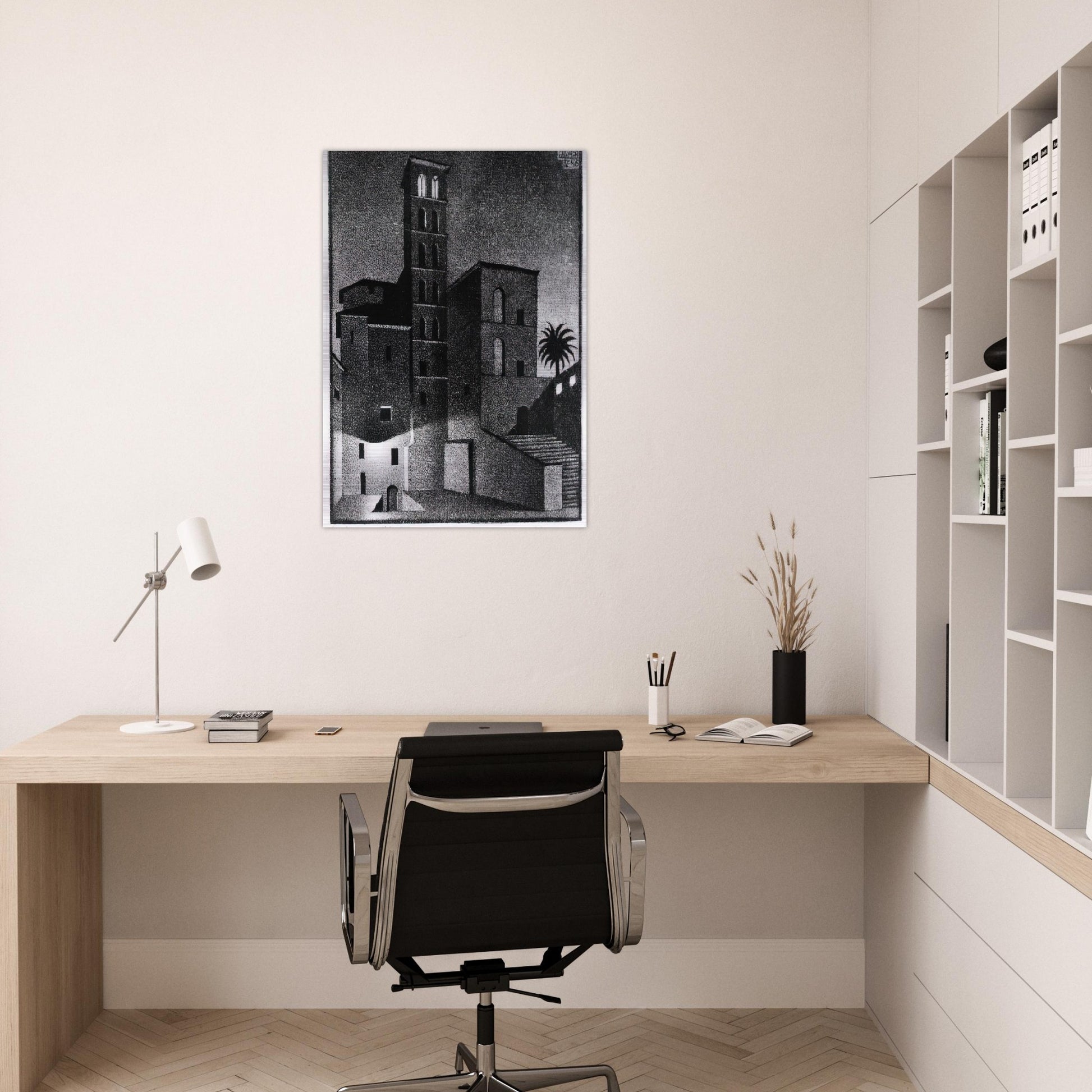 ESCHER (27) - MC Escher Brushed Aluminum Print - 70x100 cm / 28x40 inches | MC Escher Aluminum Print | MC Escher Prints