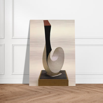 CHICKEN AND EGG 1946 - Kurt Schwitters Brushed Aluminum Print - 70x100 cm / 28x40 inches | Kurt Schwitters Aluminum Print | Kurt Schwitters Prints