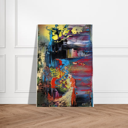 ABSTRACT PICTURE 1 - Gerhard Richter Brushed Aluminum Print - 70x100 cm / 28x40 inches | Gerhard Richter Aluminum Print | Gerhard Richter Prints