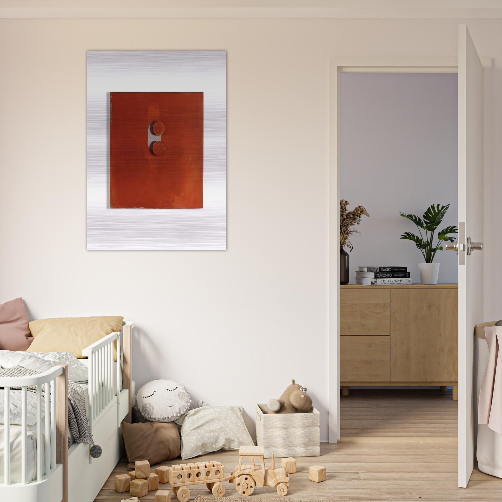 TABLETTENBILD 1966 - BLINKY PALERMO Brushed Aluminum Print - 70x100 cm / 28x40 inches | BLINKY PALERMO Aluminum Print | BLINKY PALERMO Prints