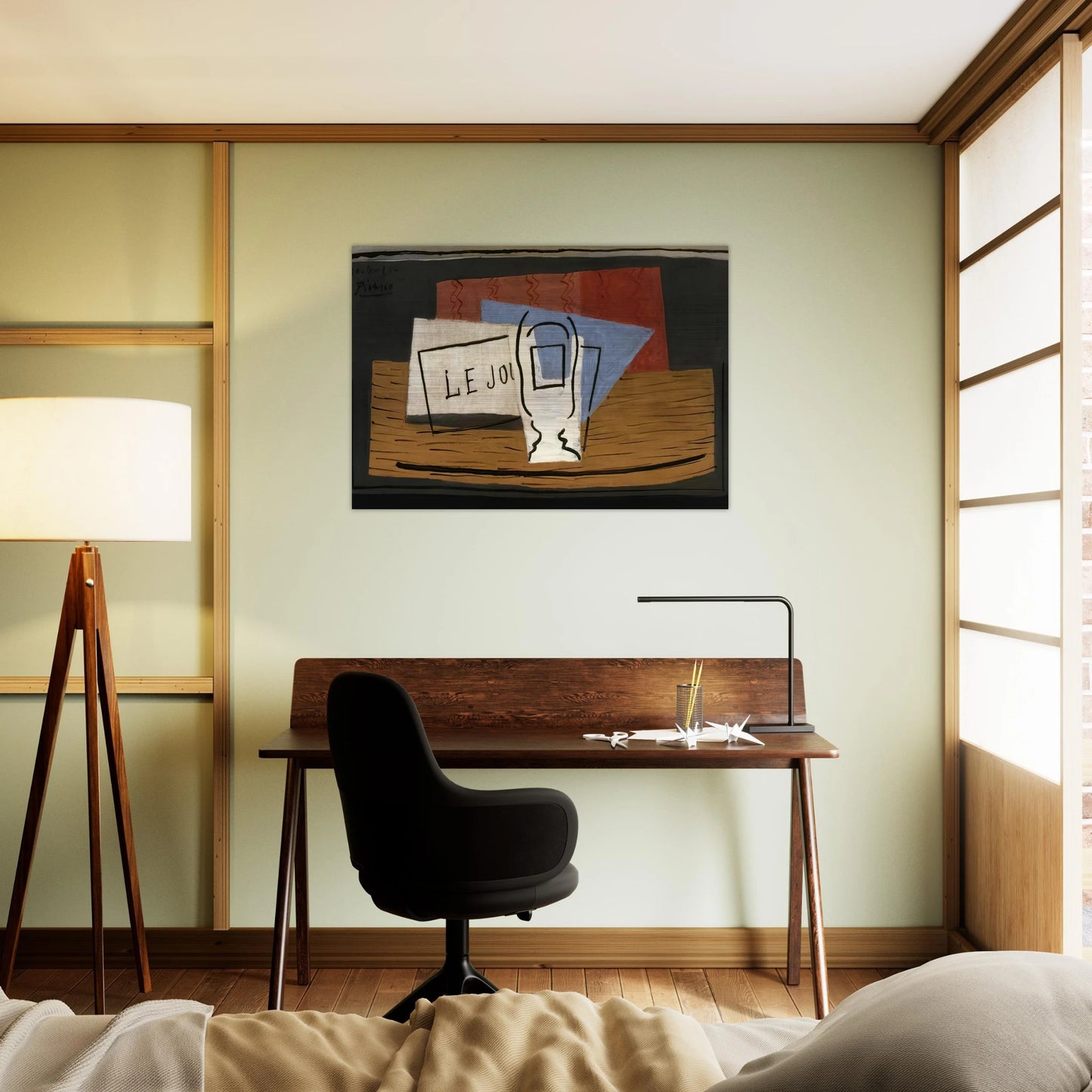 Still life - 1921 - Pablo Picasso Brushed Aluminum Print - 70x100 cm / 28x40 inches | Pablo Picasso Aluminum Print | Pablo Picasso Prints