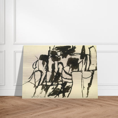 UNTITLED 4 - Philip Guston Brushed Aluminum Print - 70x100 cm / 28x40 inches | Philip Guston Aluminum Print | Philip Guston Prints