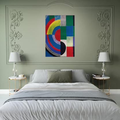 COLOR RHYTHMS - Sonia Delaunay Brushed Aluminum Print - 70x100 cm / 28x40 inches | Sonia Delaunay Aluminum Print | Sonia Delaunay Prints