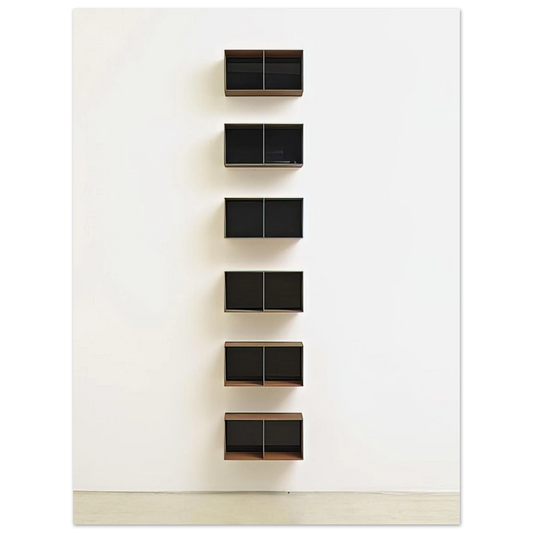Donald Judd - Untitled JUDDO0544 - 1990  75x100 cm / 30x40inches Fine Art Poster