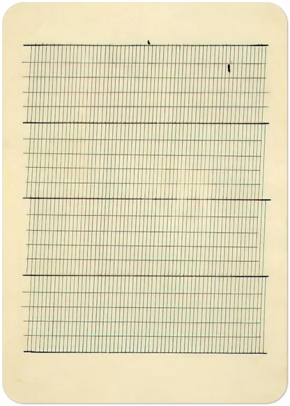 Aspiration By Agnes Martin Pack of 10 Post Cards | Agnes Martin Post Cards | A6 (10.5 x 14.8 cm) - 4.1 x 5.8 inches