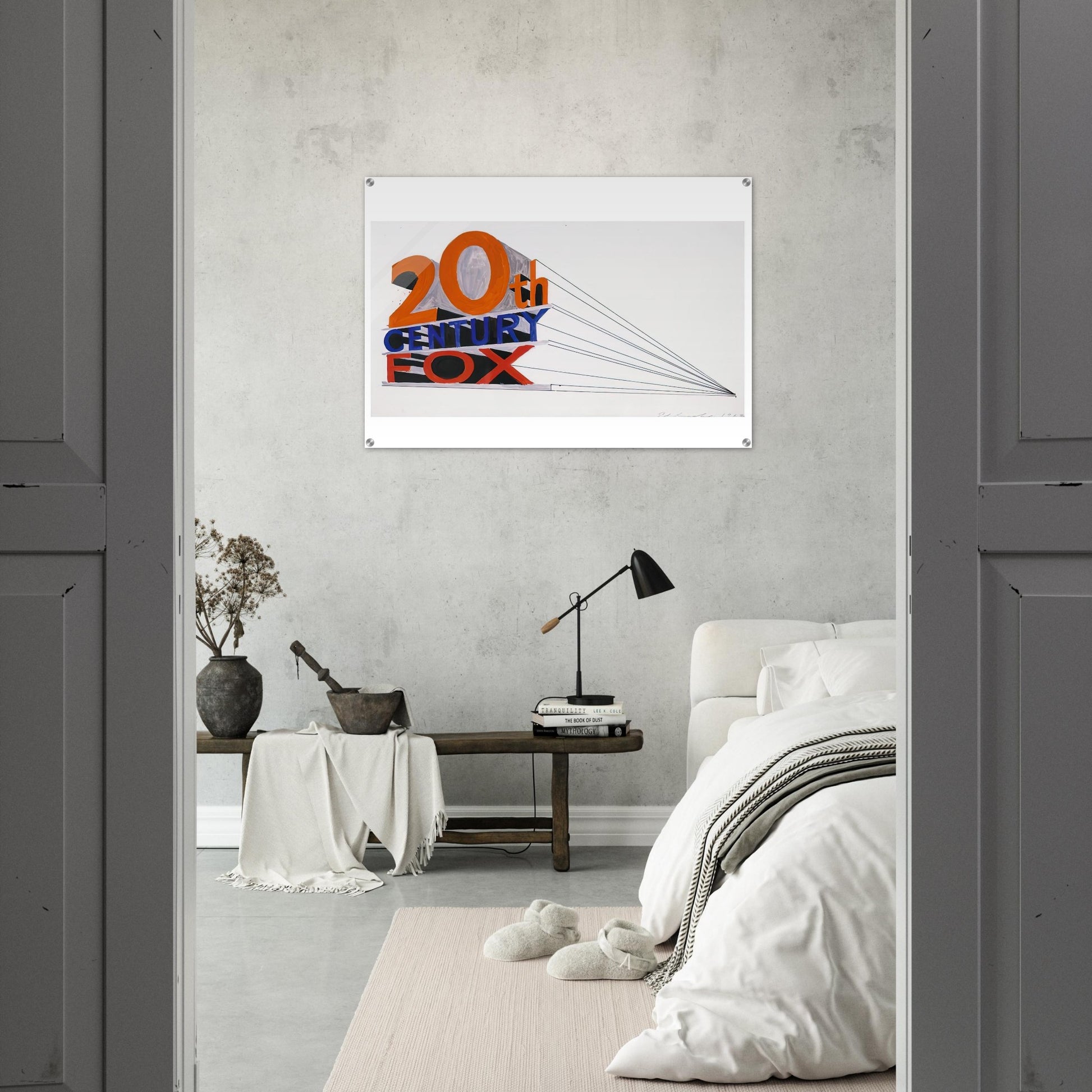 TRADEMARK 4 1962 - Edward Ruscha Acrylic Print - 70x100 cm / 28x40″ inches