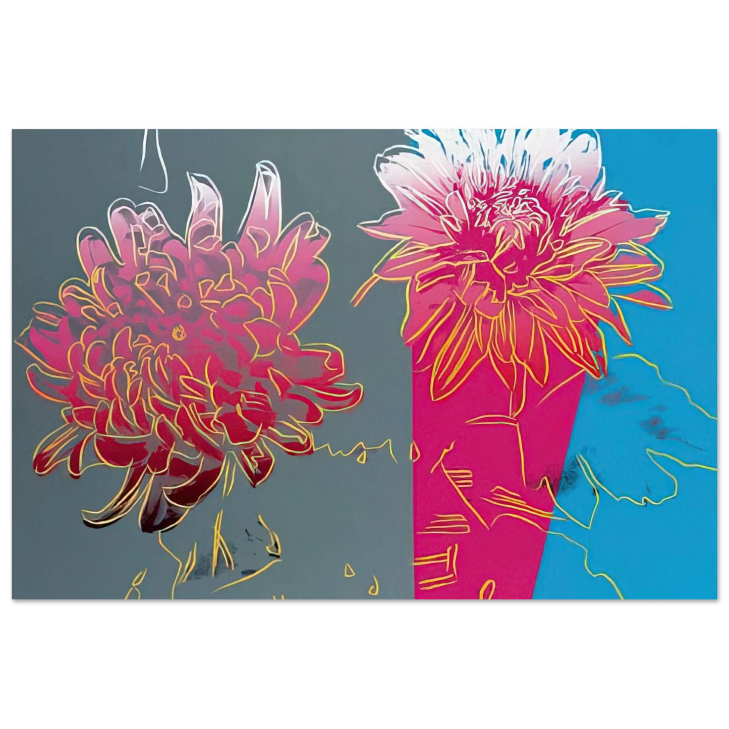 Andy Warhol - Kiku Fine Art Poster