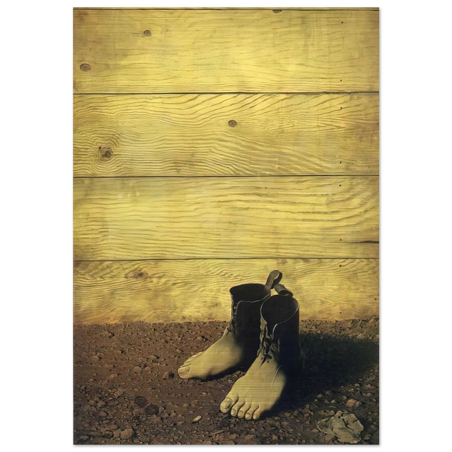 THE RED MODEL 1934 - Rene Magritte Brushed Aluminum Print - 70x100 cm / 28x40 inches | Rene Magritte Aluminum Print | Rene Magritte Prints