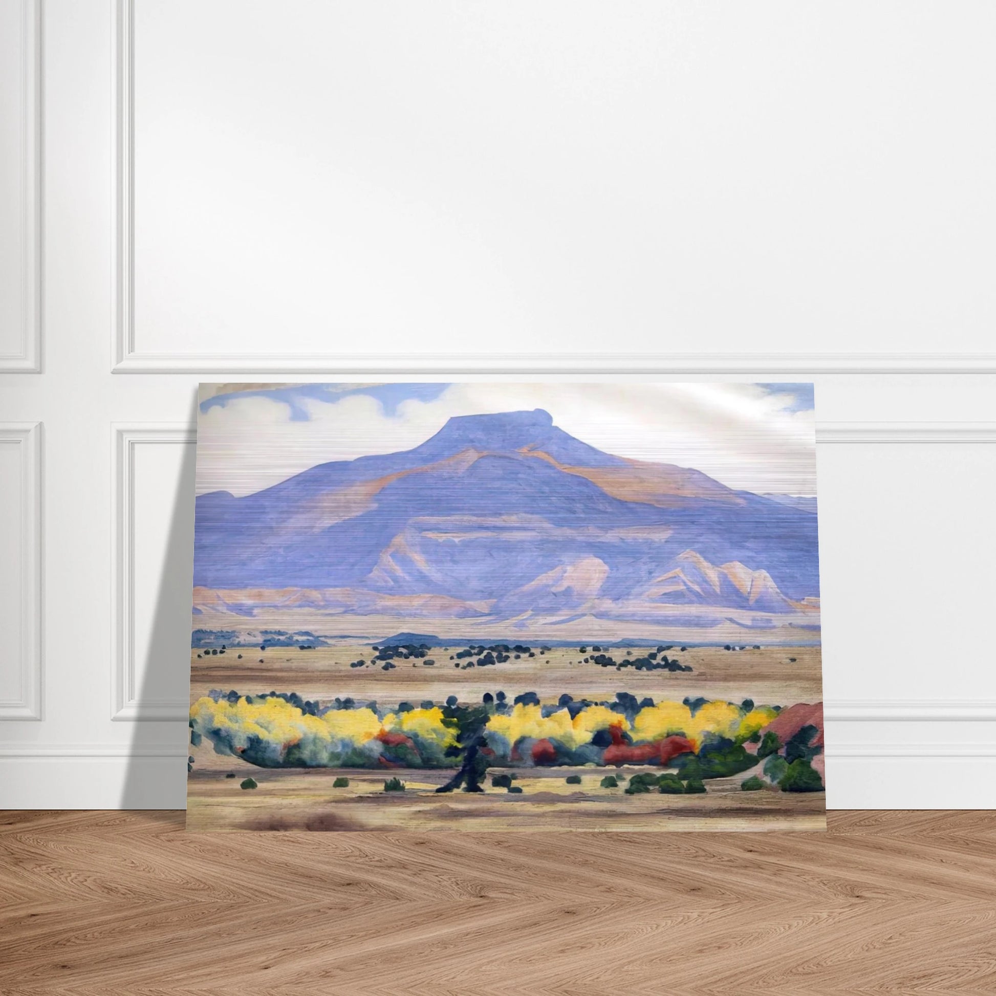 Pedernal - Georgia O'Keeffe Brushed Aluminum Print - 70x100 cm / 28x40 inches | Georgia O'Keeffe Aluminum Print | Georgia O'Keeffe Prints