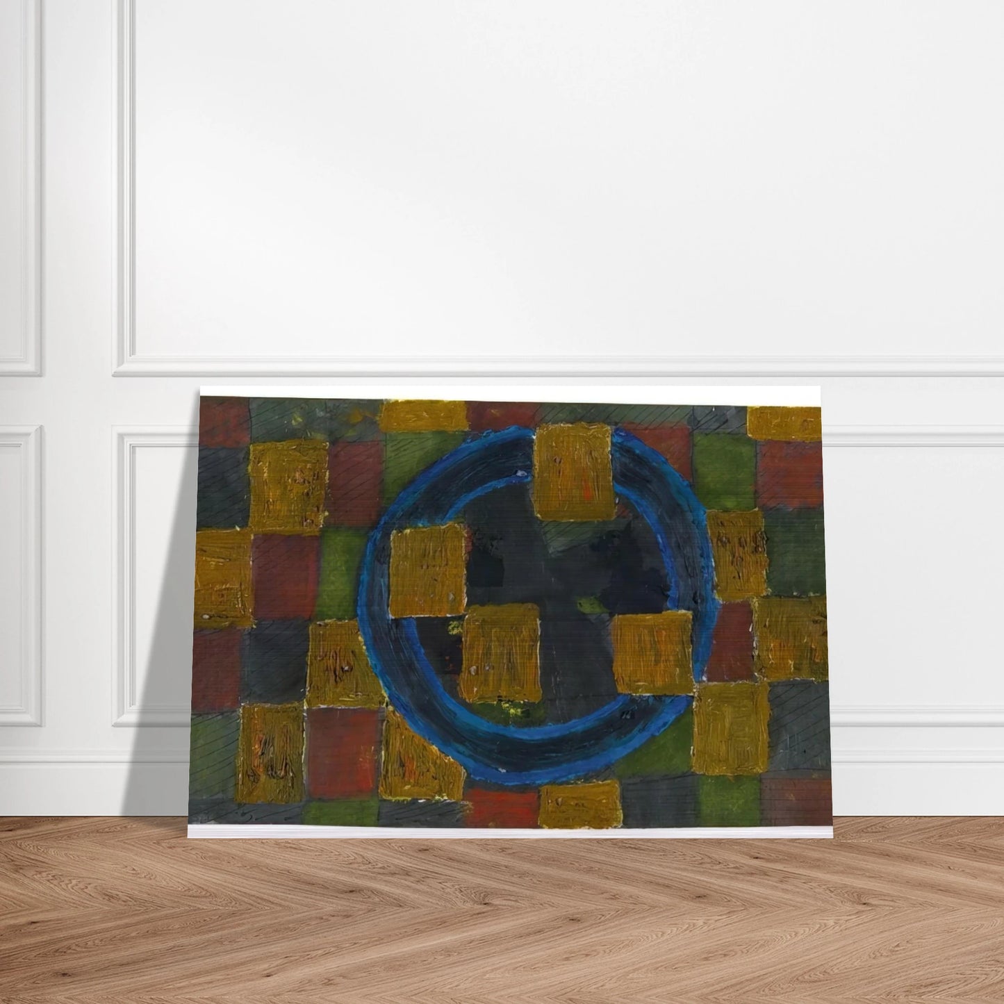 Kreise und Quadrate - 1963 - Johannes Itten Brushed Aluminum Print - 70x100 cm / 28x40 inches | Johannes Itten Aluminum Print | Johannes Itten Prints
