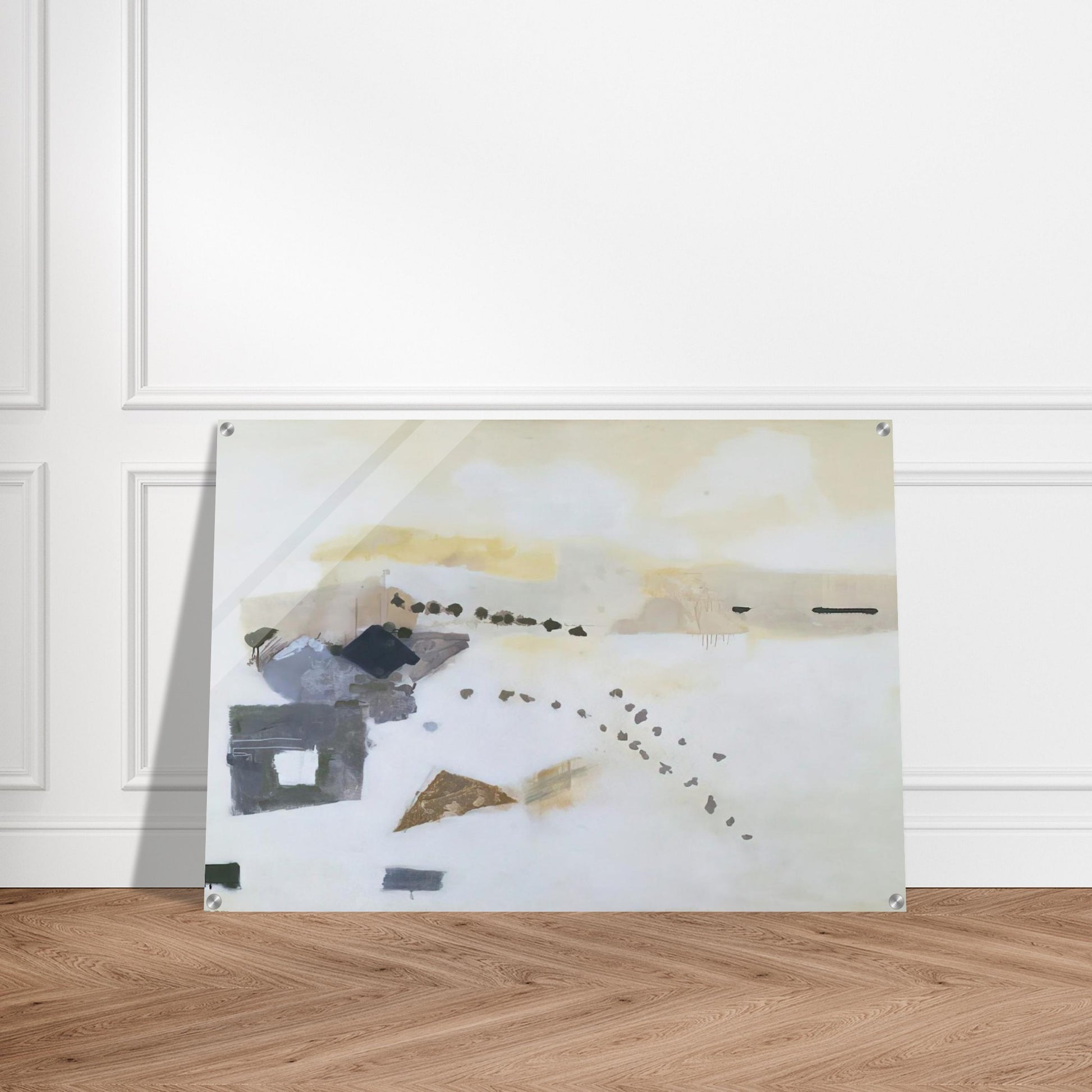 Footsteps - 1954 - Kenzo Okada Acrylic Print - 70x100 cm / 28x40″ inches