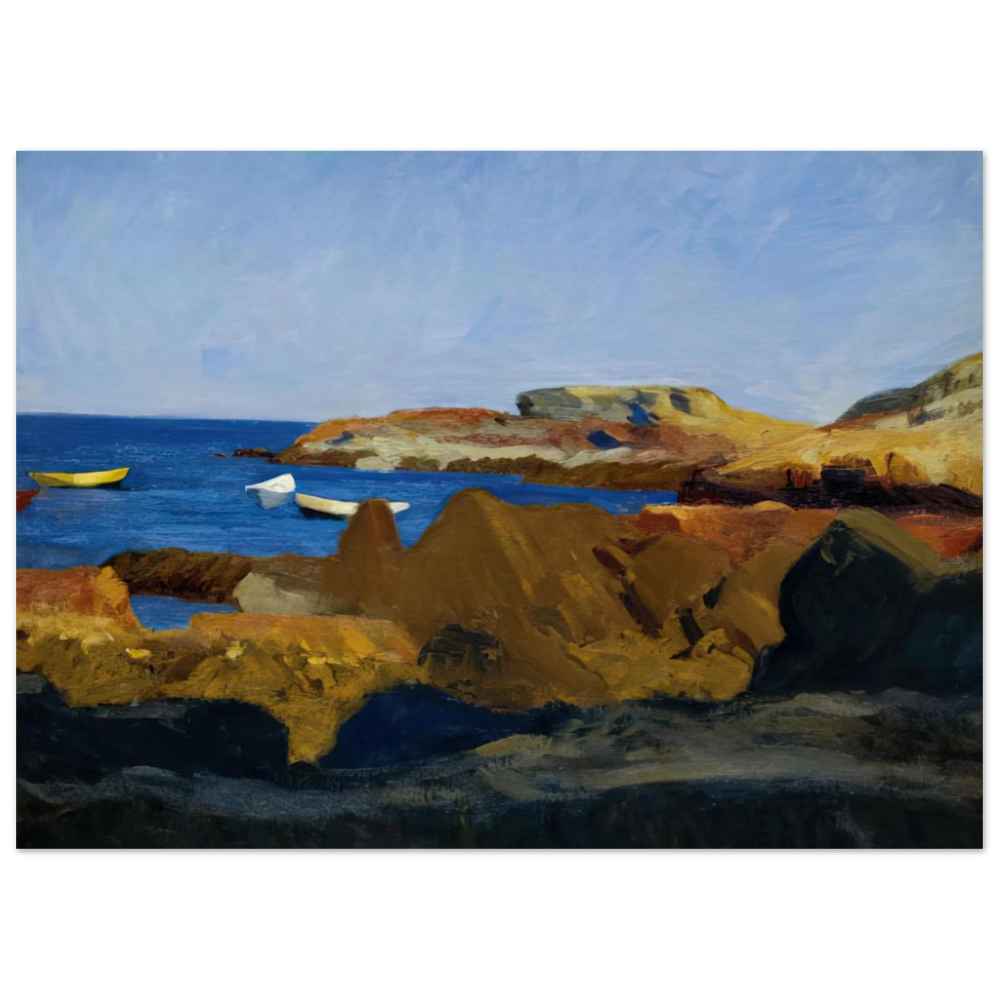Edward Hopper - Cove at Ogunquit Fine Art Poster