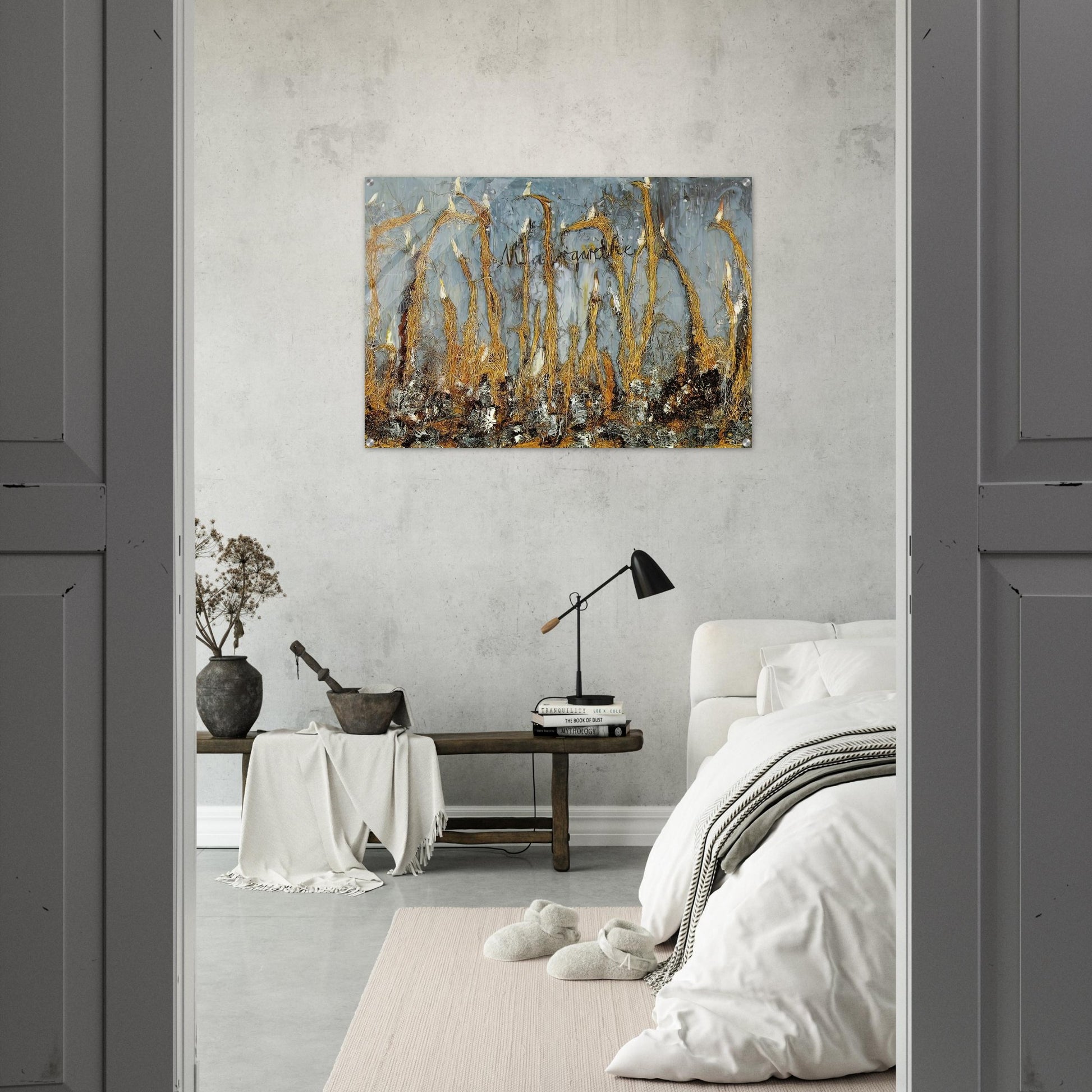 MARGARETHE - Anselm Kiefer Acrylic Print - 70x100 cm / 28x40″ inches
