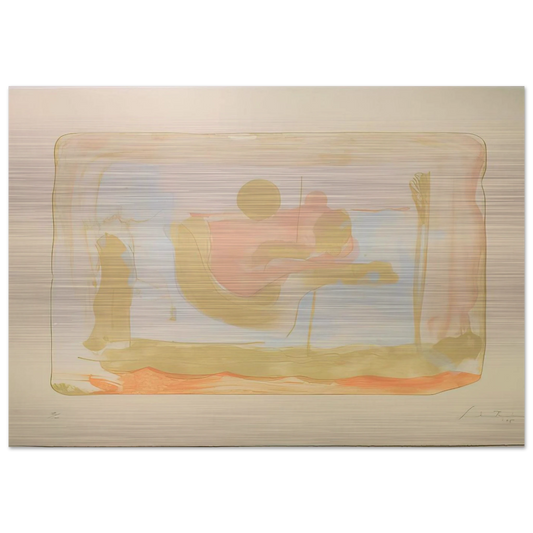 Reflections I - 1995 - Helen Frankenthaler Brushed Aluminum Print - 70x100 cm / 28x40 inches | Helen Frankenthaler Aluminum Print | Helen Frankenthaler Prints