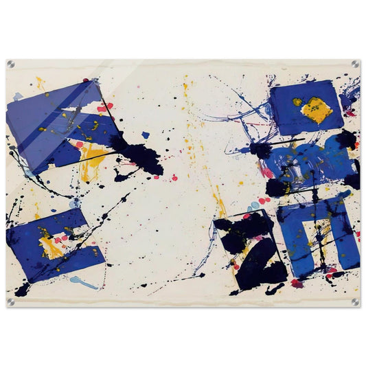 Untitled  EXP-SF-09-17-78  - Sam Francis Acrylic Print - 70x100 cm / 28x40″ inches | Sam Francis Wall Art | Sam Francis Prints