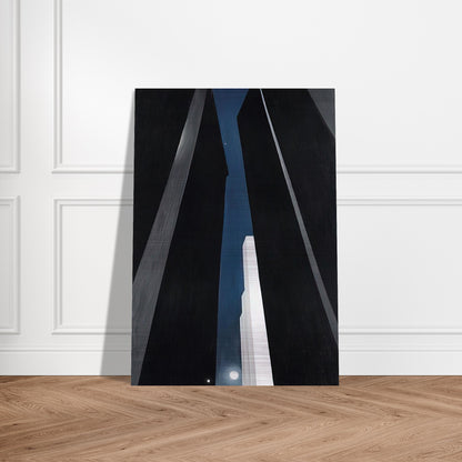 City Night - Georgia O'Keeffe Brushed Aluminum Print - 70x100 cm / 28x40 inches | Georgia O'Keeffe Aluminum Print | Georgia O'Keeffe Prints