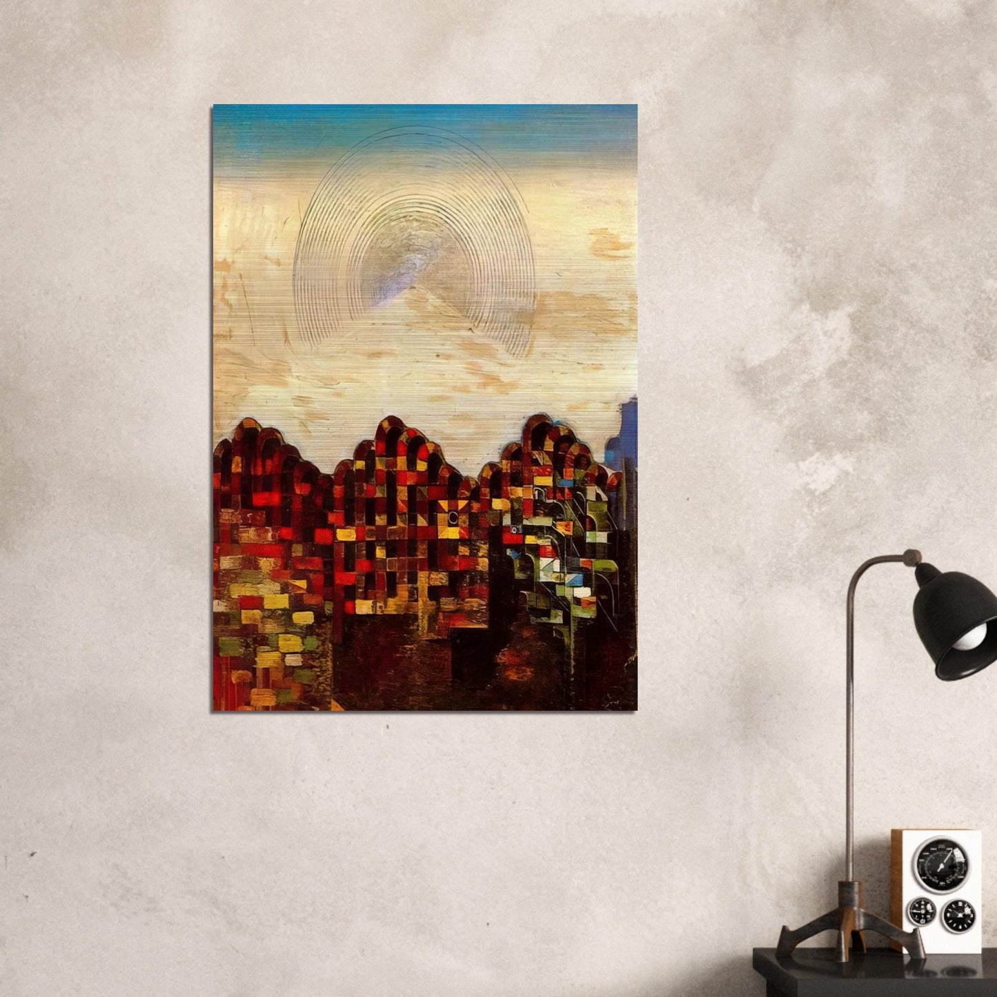 Paris dream - Max Ernst Brushed Aluminum Print - 70x100 cm / 28x40 inches | Max Ernst Aluminum Print | Max Ernst Prints