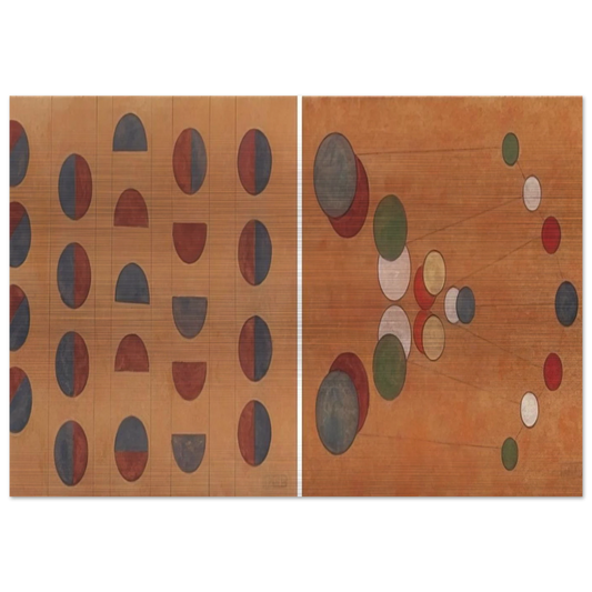 Diptych - 1956 1 - Lolo Soldevilla Brushed Aluminum Print - 70x100 cm / 28x40 inches | Lolo Soldevilla Aluminum Print | Lolo Soldevilla Prints