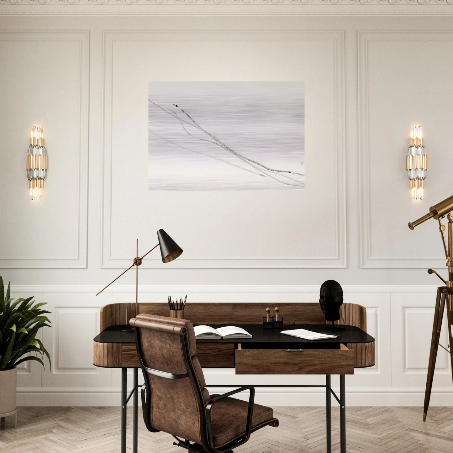 Work - Abstract Expressionism - Toko Shinoda Brushed Aluminum Print - 70x100 cm / 28x40 inches | Toko Shinoda Aluminum Print | Toko Shinoda Prints