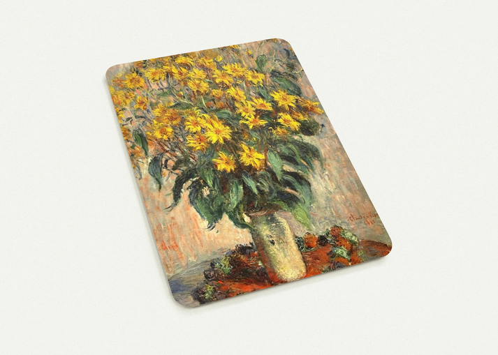Jerusalem Artichokes By claude monet Pack of 10 Post Cards | claude monet Post Cards | A6 (10.5 x 14.8 cm) - 4.1 x 5.8 inches