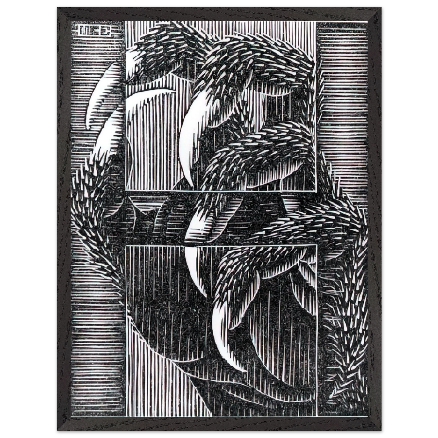 MC Escher - ESCHER (13) Wall Art - 60x80 cm / 24x32 inches - Fine Art Poster-canvas - -