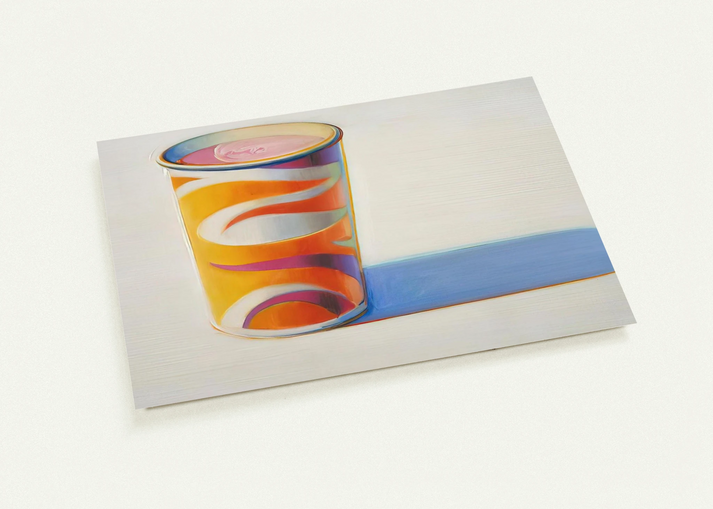 Drink Cup - 1972 By Wayne Thiebaud Pack of 10 Post Cards | Wayne Thiebaud Post Cards | A6 (10.5 x 14.8 cm) - 4.1 x 5.8 inches