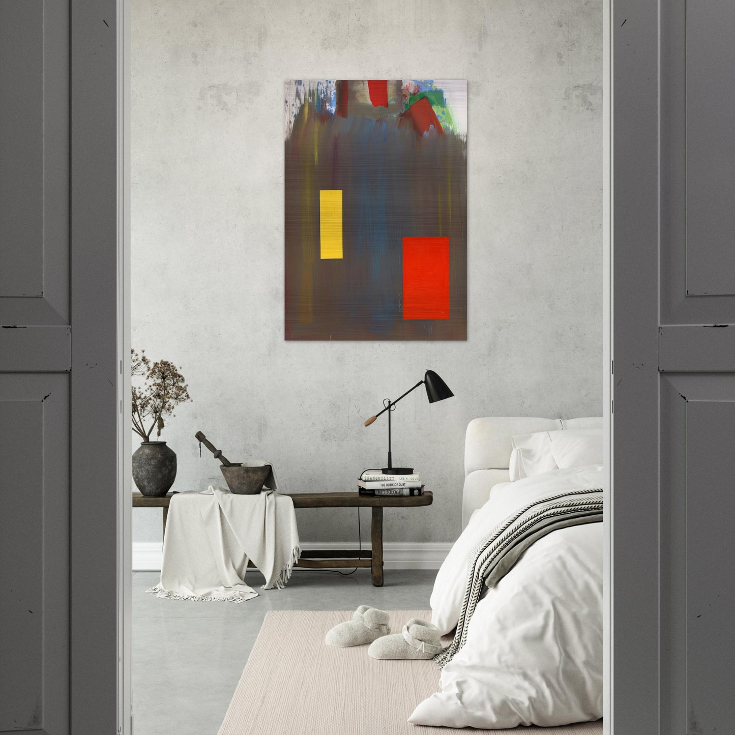 Memoria in Aeternum - Hans Hofmann Brushed Aluminum Print - 70x100 cm / 28x40 inches | Hans Hofmann Aluminum Print | Hans Hofmann Prints