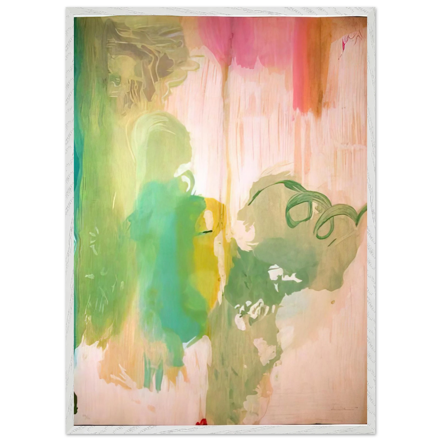 Helen Frankenthaler - Snow Pines - 2004 Wall art - 45x60 cm / 18x24 inches - Premium Wooden Framed Poster With Fine Art Paper-canvas - Wood frame