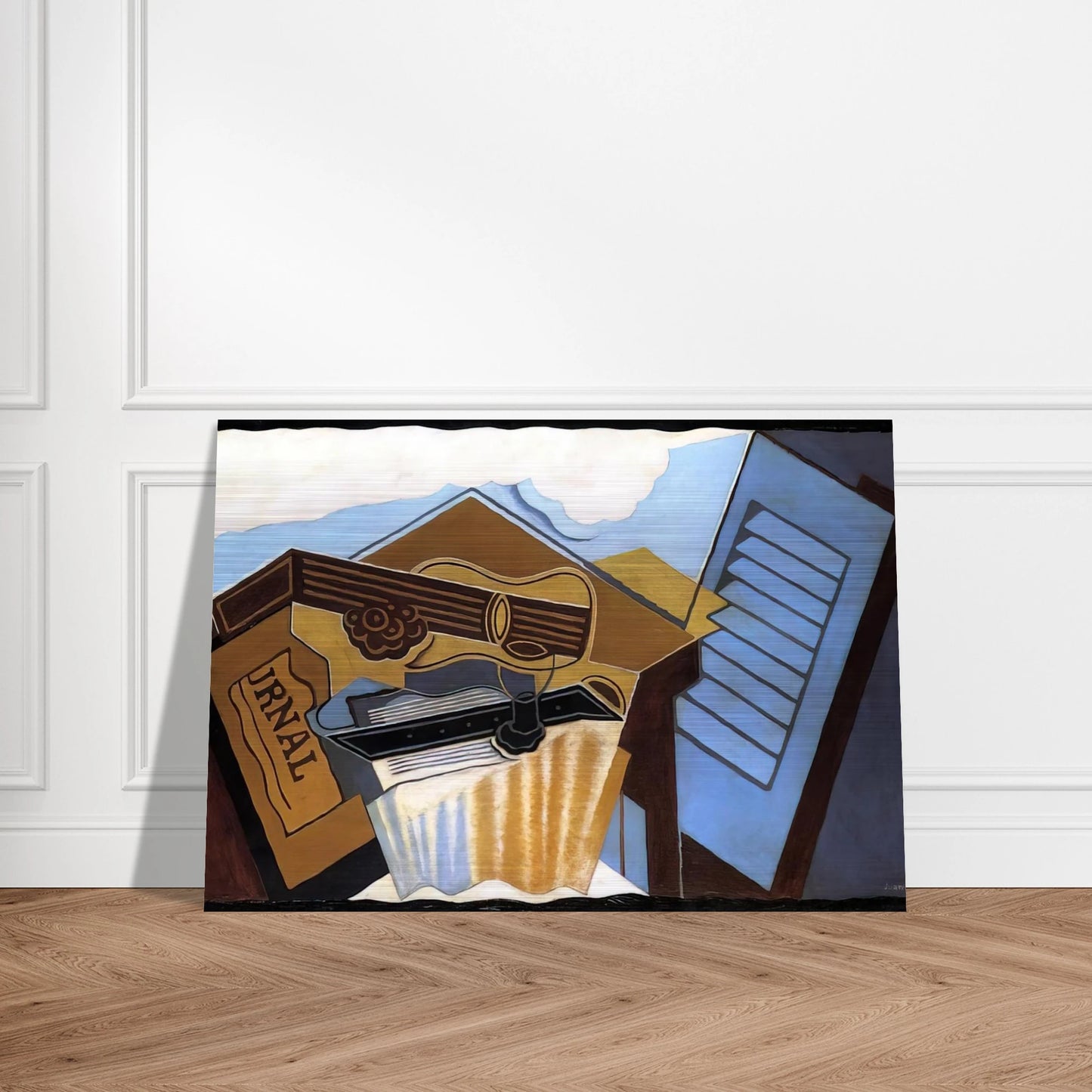 THE CLOUD 1921 - Juan Gris Brushed Aluminum Print - 70x100 cm / 28x40 inches | Juan Gris Aluminum Print | Juan Gris Prints