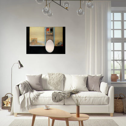 The House - Feminist Art - Miriam Schapiro Brushed Aluminum Print - 70x100 cm / 28x40 inches | Miriam Schapiro Aluminum Print | Miriam Schapiro Prints