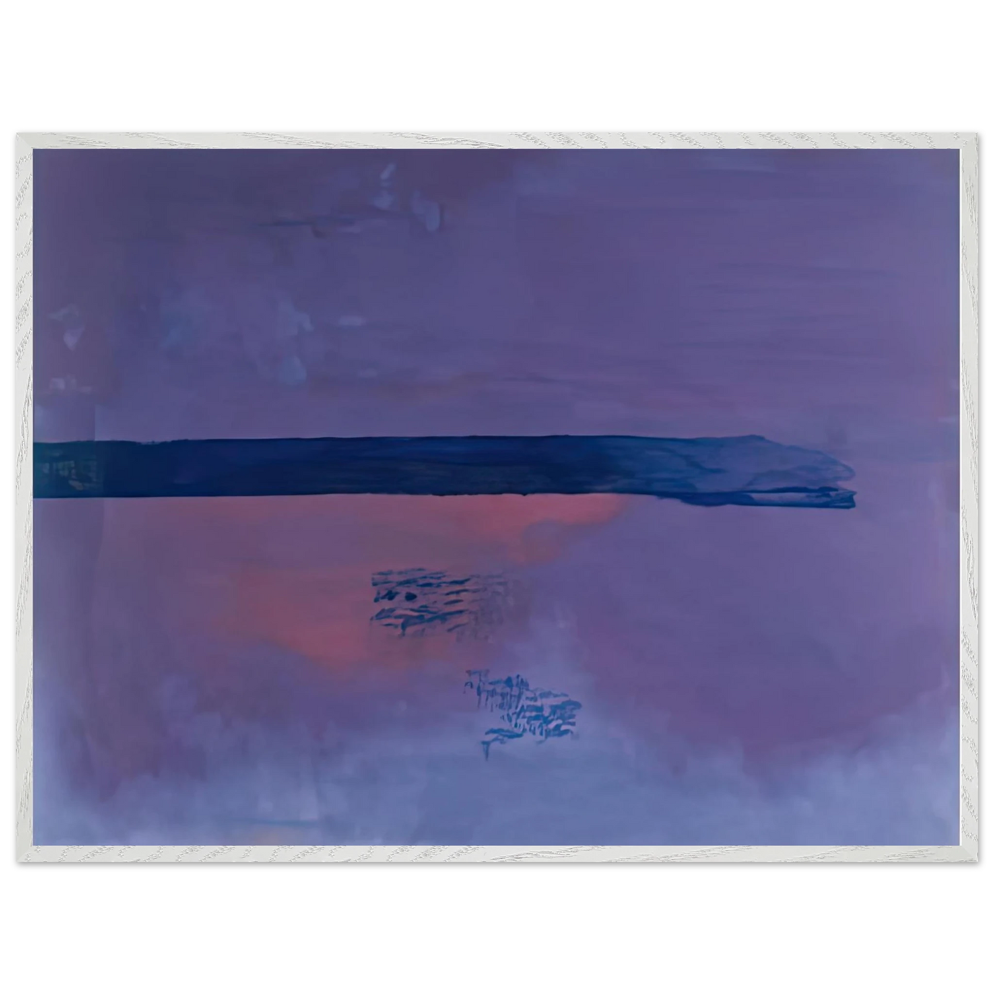 Helen Frankenthaler - Ebbing, 2002- Wall Art - 21x29.7 cm / 8x12" - Premium Wooden Framed Poster With Fine Art Paper-canvas - Black frame