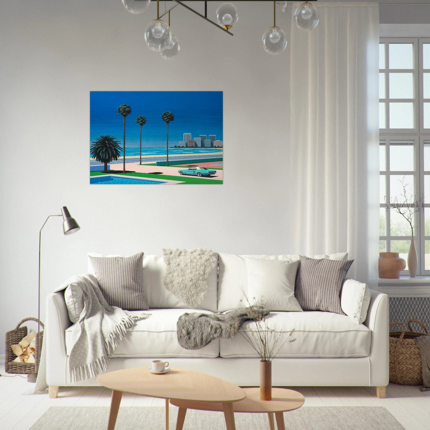 Sunshine Reggae - Hiroshi Nagai Brushed Aluminum Print - 70x100 cm / 28x40 inches | Hiroshi Nagai Aluminum Print | Hiroshi Nagai Prints