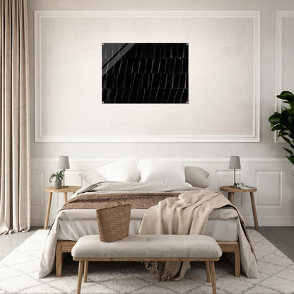 Peinture 324 x 362 cm, 1985 Polyptyque C - 1985 - Pierre Soulages Acrylic Print - 70x100 cm / 28x40″ inches