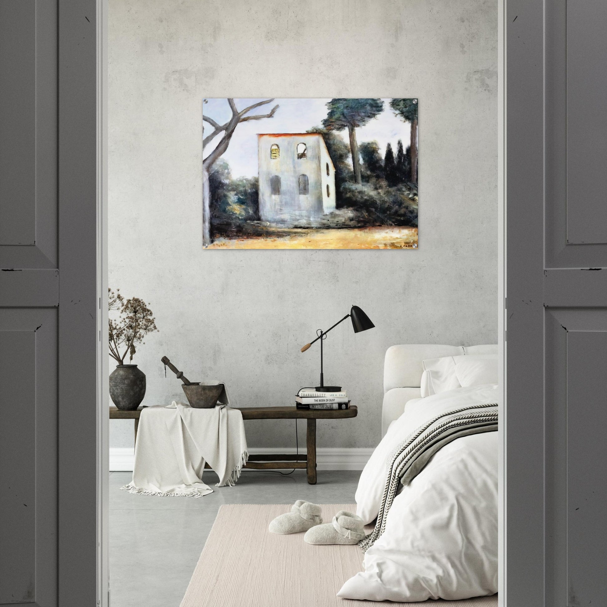 LA CASA ABBANDONATA 1930 - Carlo Carra Acrylic Print - 70x100 cm / 28x40″ inches