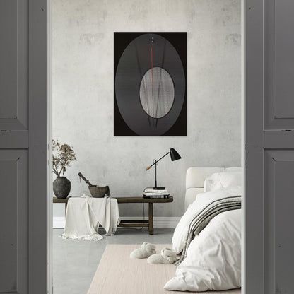 L OEIL DE BOEUF - Jesus Rafael Soto Brushed Aluminum Print - 70x100 cm / 28x40 inches | Jesus Rafael Soto Aluminum Print | Jesus Rafael Soto Prints