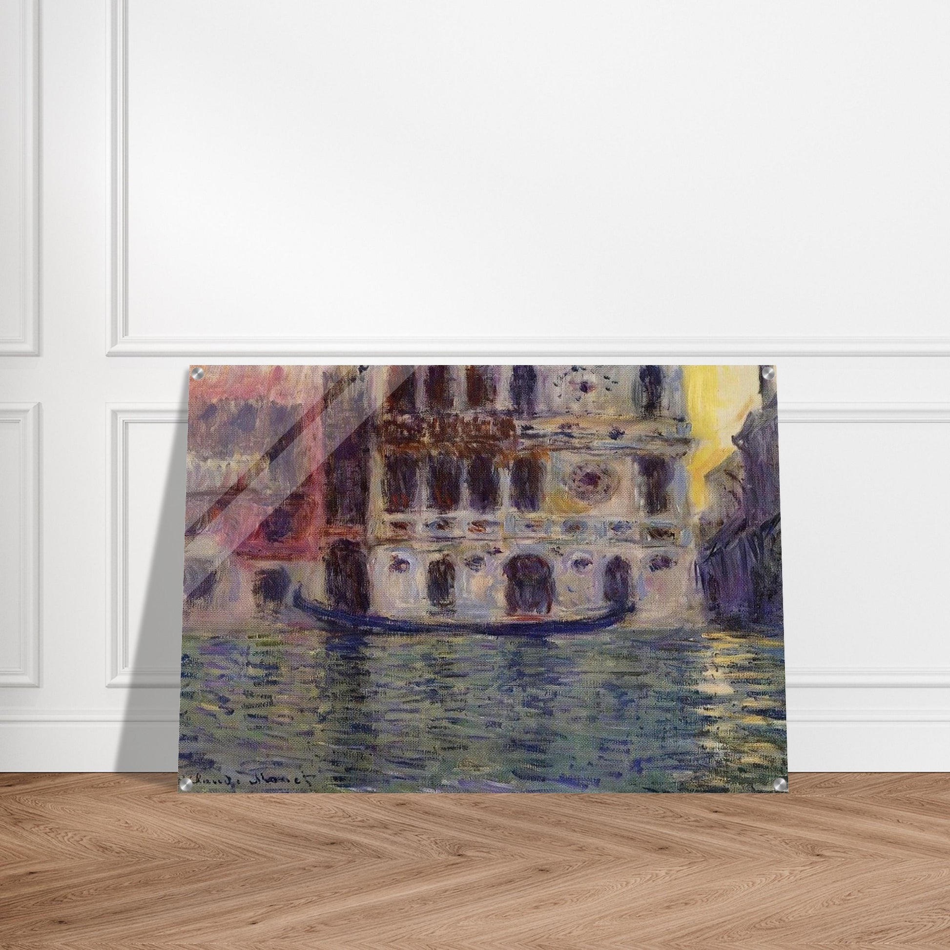 Palazzo Dario 3 - claude monet Acrylic Print - 70x100 cm / 28x40″ inches