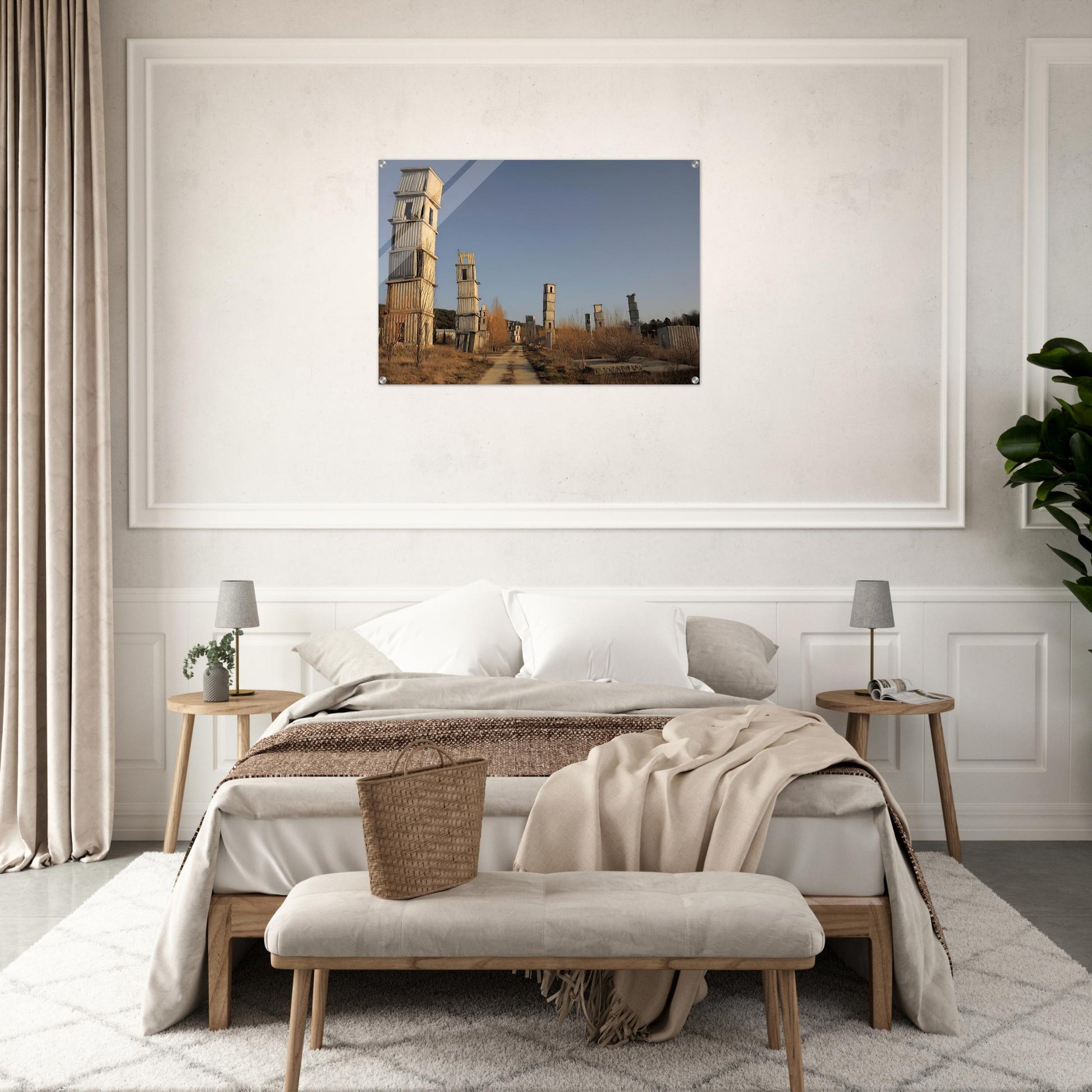 KIEFER S STUDIO COMPLEX AT BARJAC IN SOUTHERN FRANCE 2012 - Anselm Kiefer Acrylic Print - 70x100 cm / 28x40″ inches | Anselm Kiefer Wall Art | Anselm Kiefer Prints