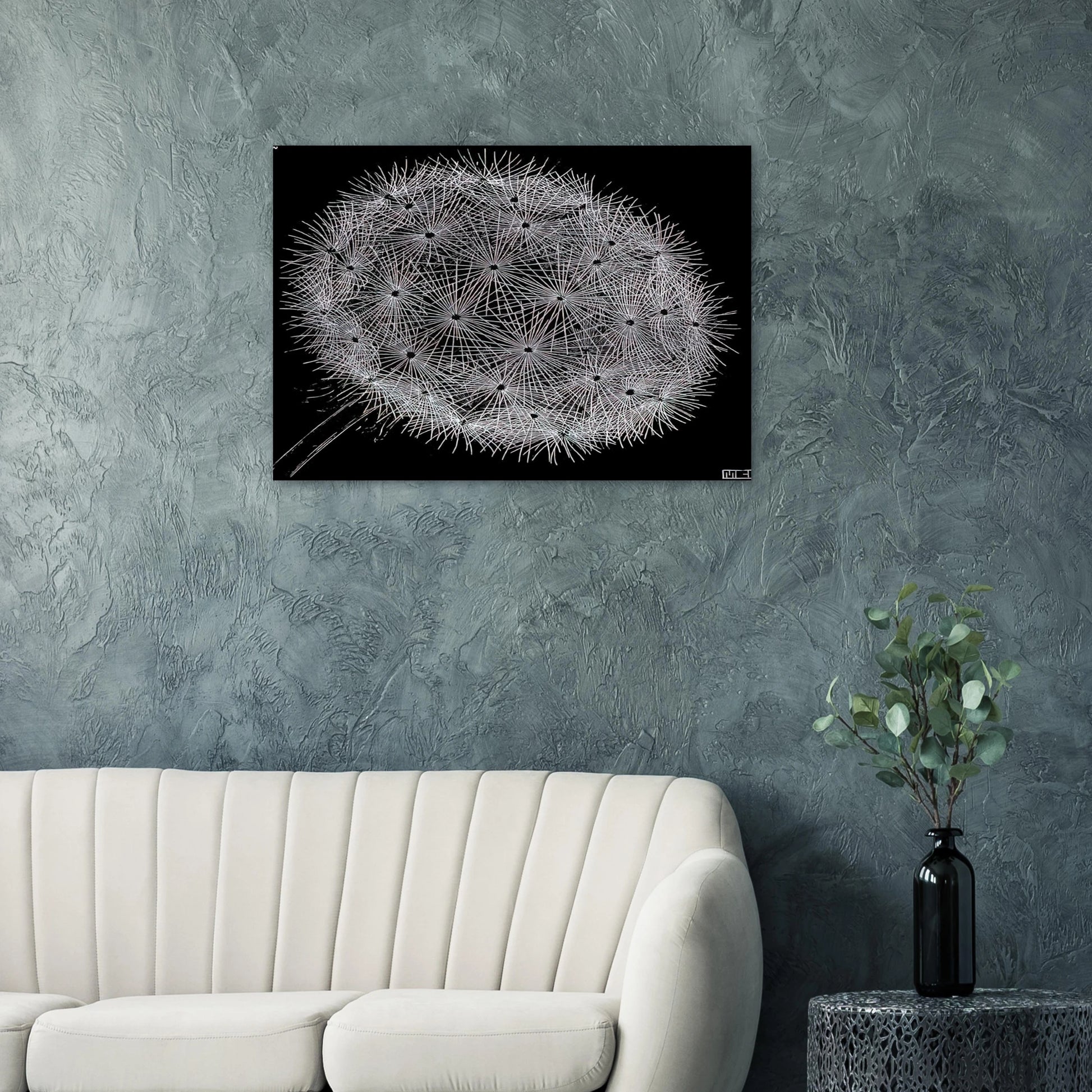 BLOWBALL II - MC Escher Brushed Aluminum Print - 70x100 cm / 28x40 inches | MC Escher Aluminum Print | MC Escher Prints | Maurits Cornelis Escher Prints
