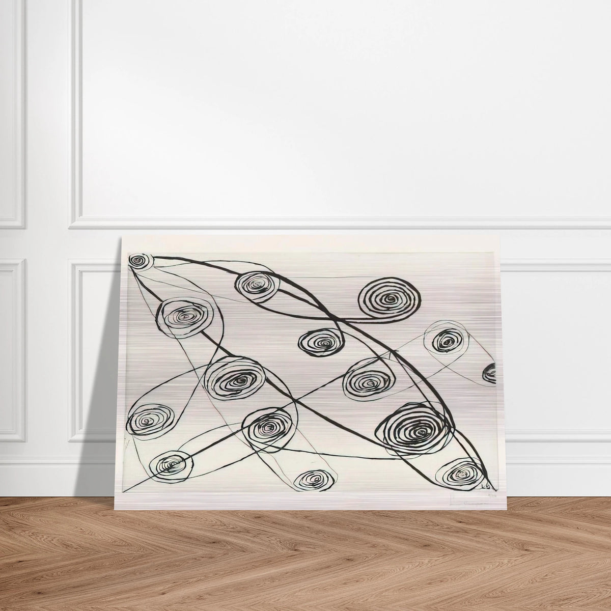 UNTITLED 1991 - Louise Bourgeois Brushed Aluminum Print - 70x100 cm / 28x40 inches | Louise Bourgeois Aluminum Print | Louise Bourgeois Prints