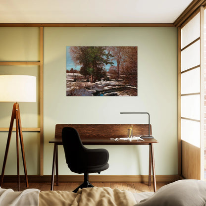 Promise of Spring - 1930 Canada - Frank Johnston Brushed Aluminum Print - 70x100 cm / 28x40 inches | Frank Johnston Aluminum Print | Frank Johnston Prints