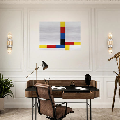1-4 um excentrum IV - 1969 - Max Bill Brushed Aluminum Print - 70x100 cm / 28x40 inches | Max Bill Aluminum Print | Max Bill Prints