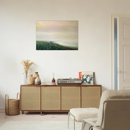Dnieper in the morning - Arkhyp Kuindzhi Brushed Aluminum Print - 70x100 cm / 28x40 inches | Arkhyp Kuindzhi Aluminum Print | Arkhyp Kuindzhi Prints