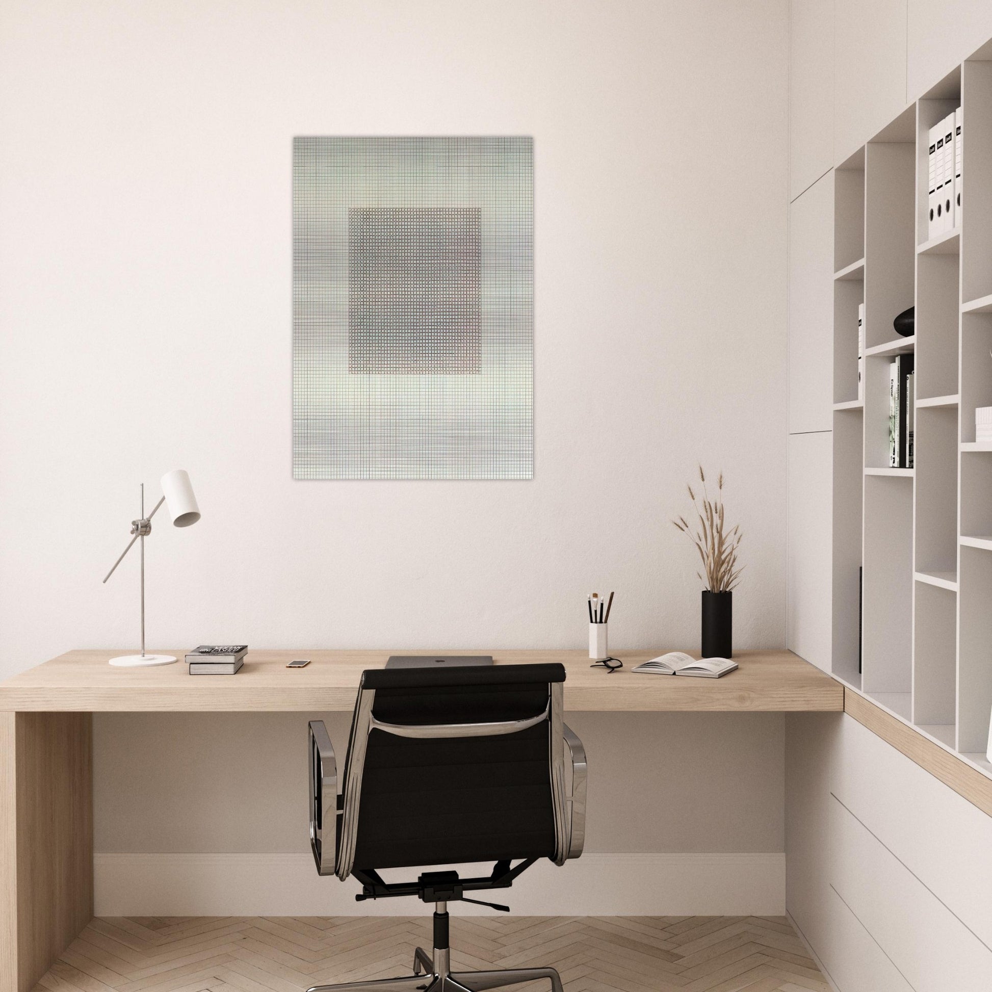 UNTITLED 1967 - Eva Hesse Brushed Aluminum Print - 70x100 cm / 28x40 inches | Eva Hesse Aluminum Print | Eva Hesse Prints