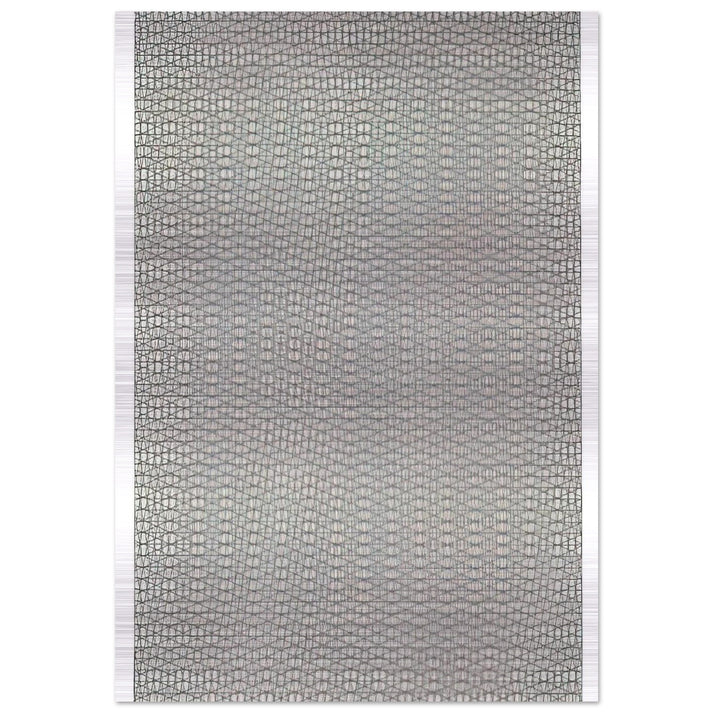 3 grillages superposés 0°, 15°, -15° - 1959 - Francois Morellet Brushed Aluminum Print - 70x100 cm / 28x40 inches | Francois Morellet Aluminum Print | Francois Morellet Prints