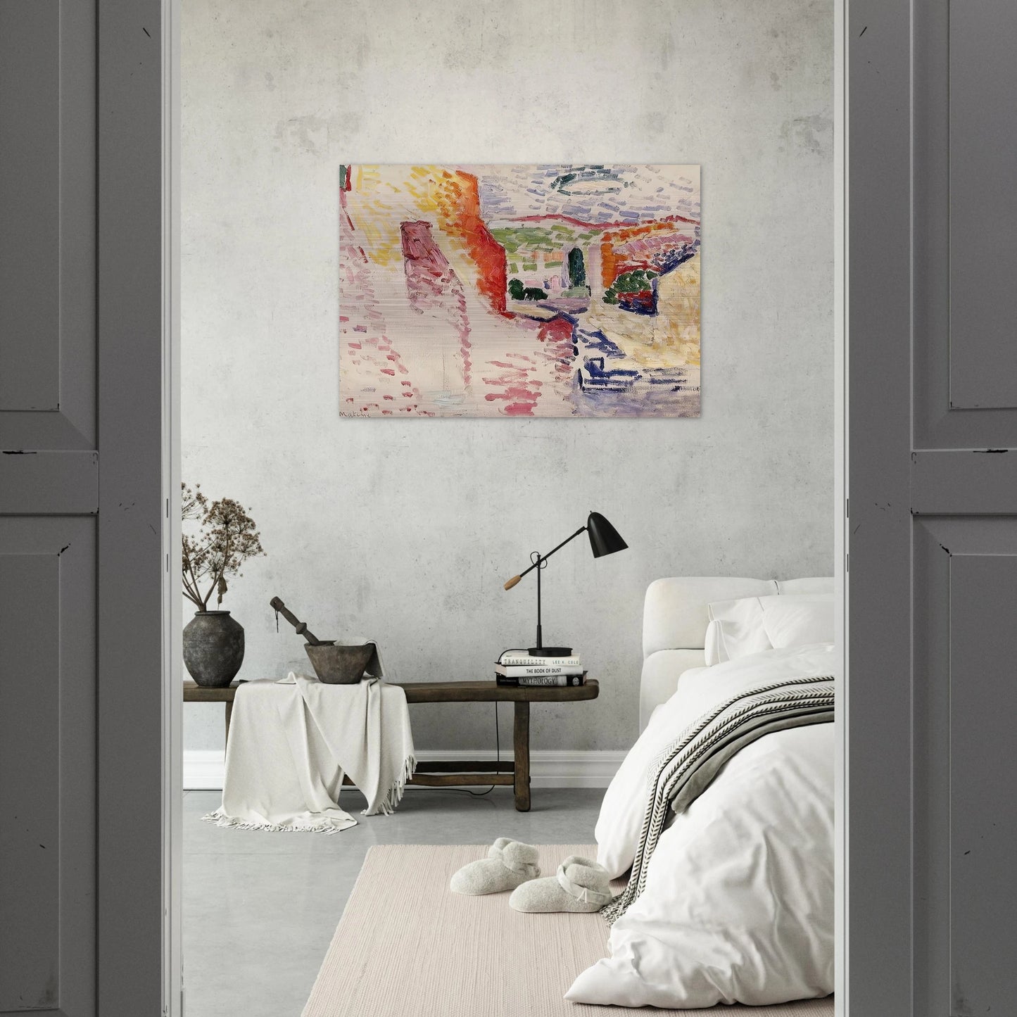 SUN STREET 1905 - Henri Matisse Brushed Aluminum Print - 70x100 cm / 28x40 inches | Henri Matisse Aluminum Print | Henri Matisse Prints